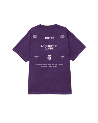t-shirt obey OBEY AROUND THE GLOBE TEE