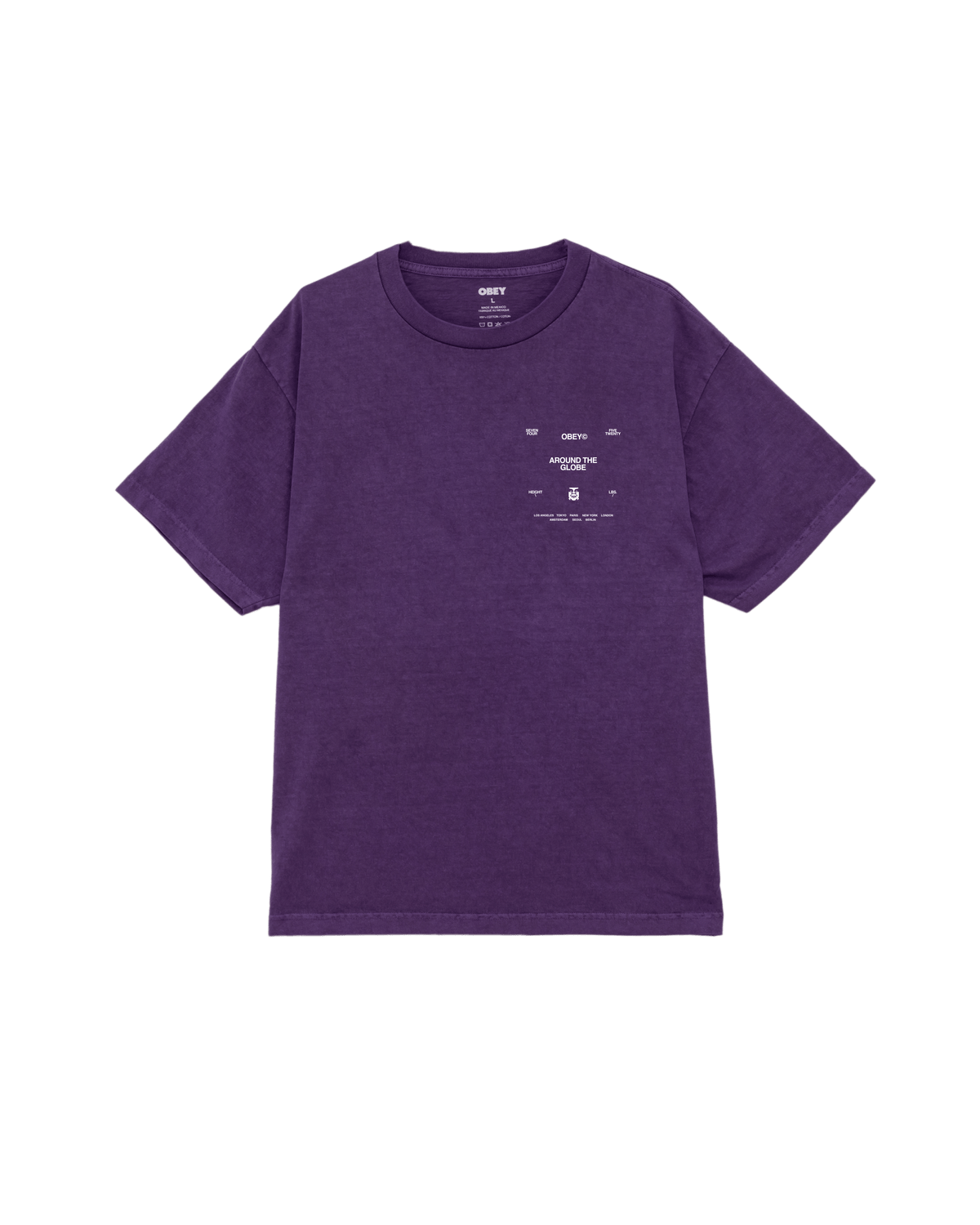 obey t-shirt Obey Around The Globe Tee