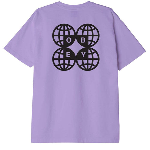 t-shirt obey OBEY AROUND THE WORLD HEAVYWEIGHT CLASSIC BOX TEE