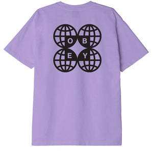 OBEY AROUND THE WORLD HEAVYWEIGHT CLASSIC BOX TEE