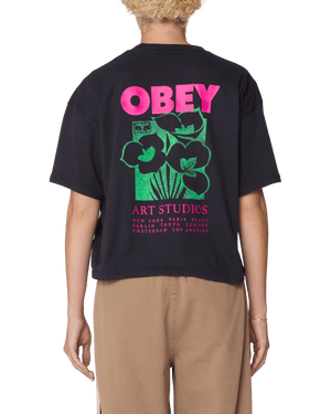 Obey Art Studio Flowers Tee