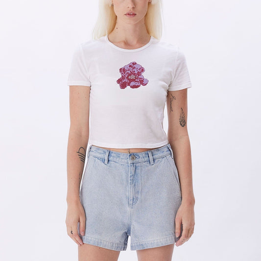 obey OBEY BEAR HUG CROPPED CHLOE FITTED TEE foto 1