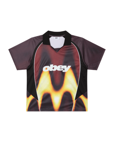 t-shirt obey OBEY BLURRED SOCCER JERSEY TEE