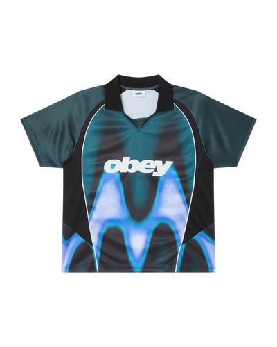 t-shirt obey OBEY BLURRED SOCCER JERSEY TEE