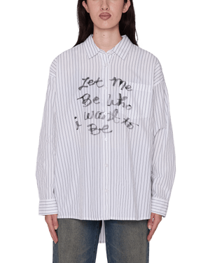 Obey Carlotta Stripe Shirt Ls