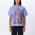 t-shirt obey OBEY CLUMSY PUP VINTAGE BOX TEE - DIGITAL VIOLET