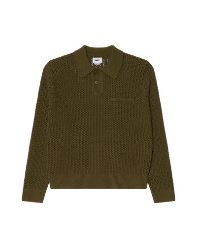 maglioni obey OBEY DUANE POLO SWEATER
