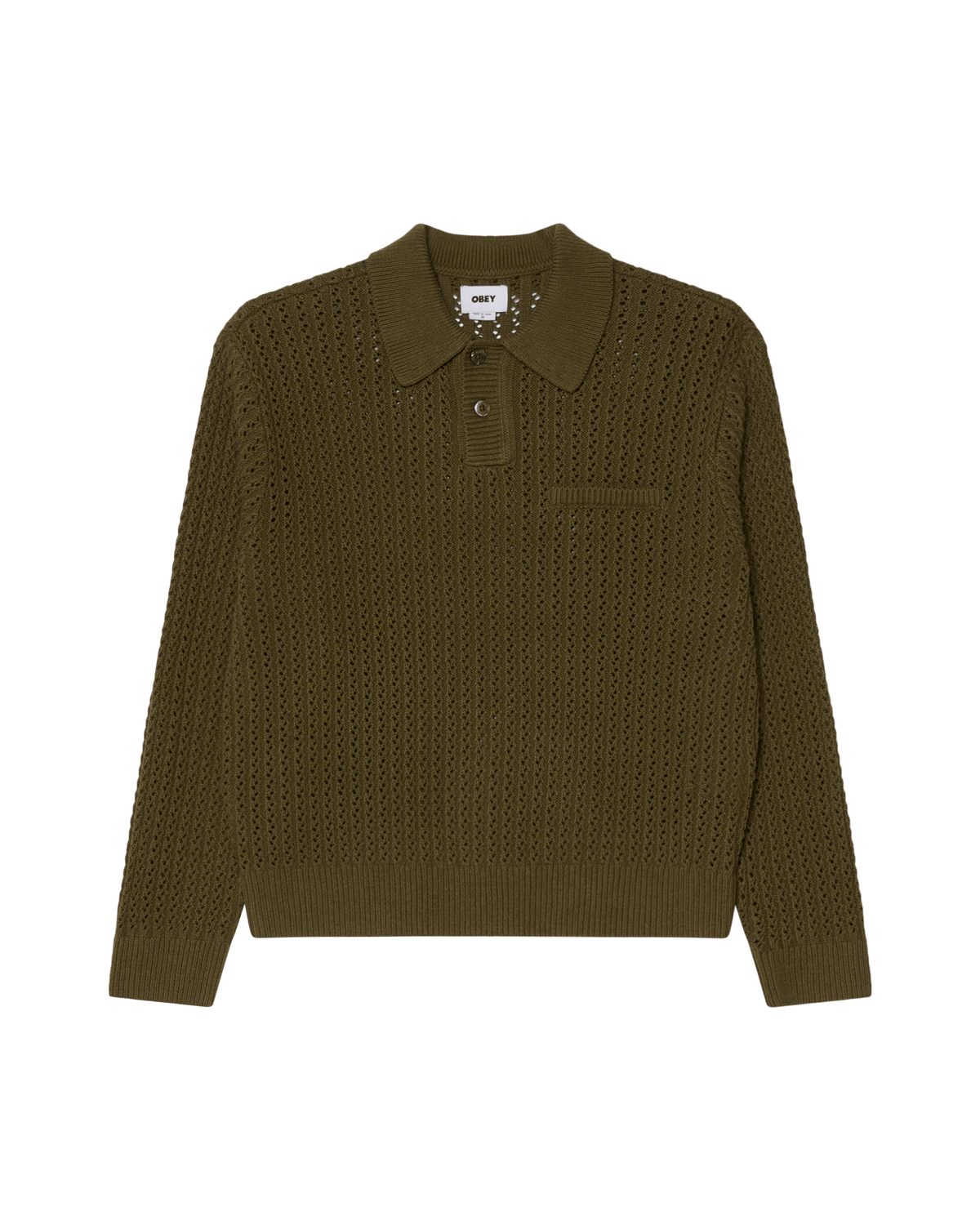 obey t-shirt Obey Duane Polo Sweater