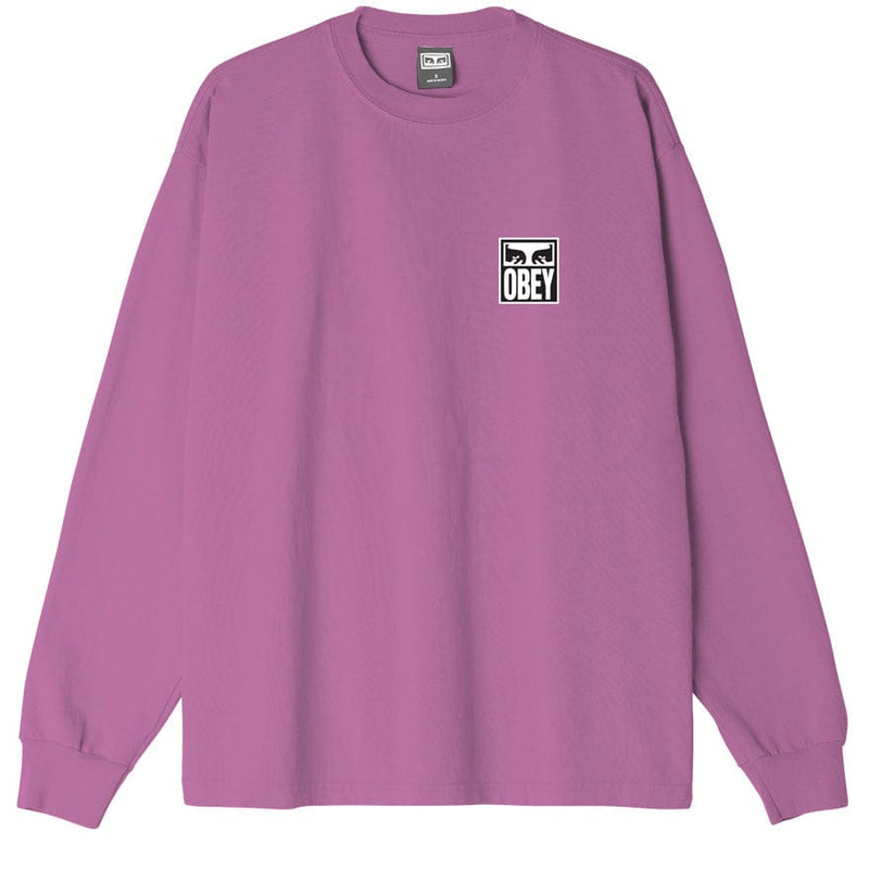 obey t-shirt OBEY EYES ICON 2 HEAVYWEIGHT CLASSIC CUSTOM TEE LS
