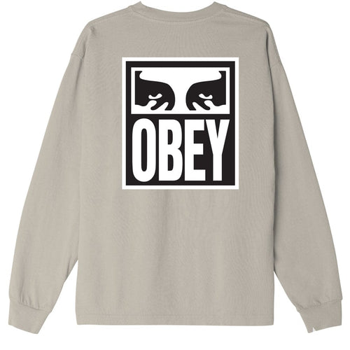 t-shirt obey OBEY EYES ICON 2 HEAVYWEIGHT CLASSIC CUSTOM TEE LS