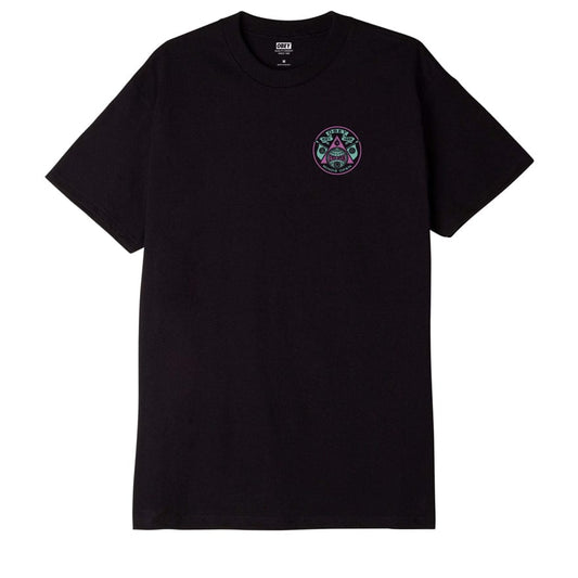 obey OBEY EYES OPEN BADGE CLASSIC TEE - BLACK foto 1