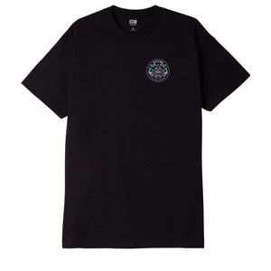 OBEY EYES OPEN BADGE CLASSIC TEE - BLACK