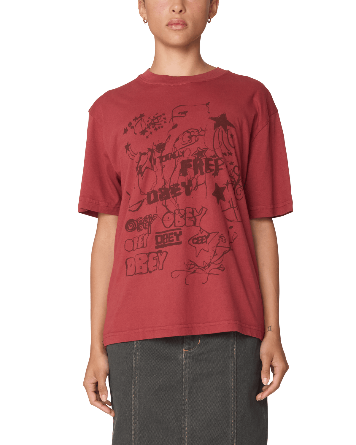 obey t-shirt Obey Firework Type Tee