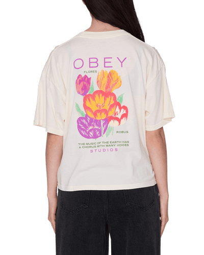 t-shirt obey OBEY FLORES TEE