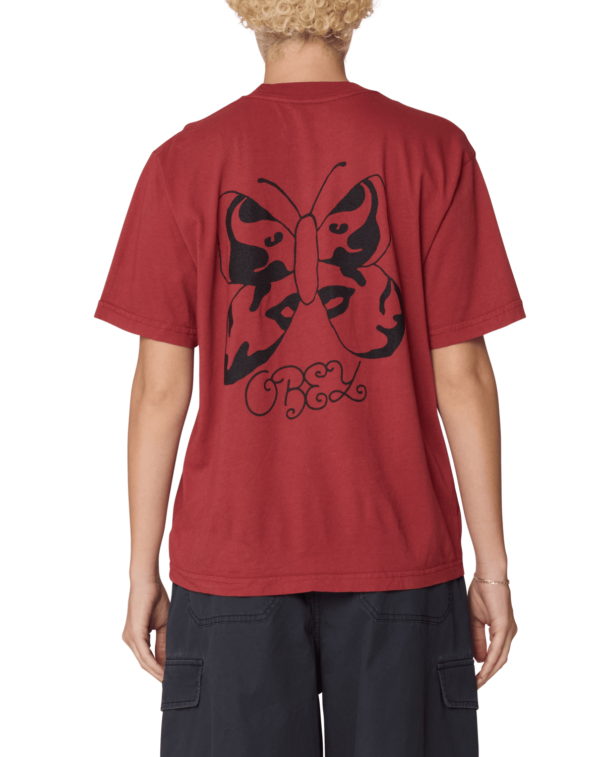 obey t-shirt Obey Flutter Face Tee