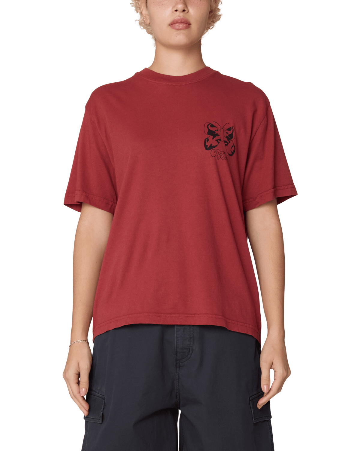 obey t-shirt Obey Flutter Face Tee