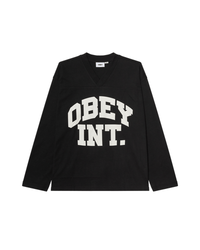 t-shirt obey OBEY FOOTBALL JERSEY LS