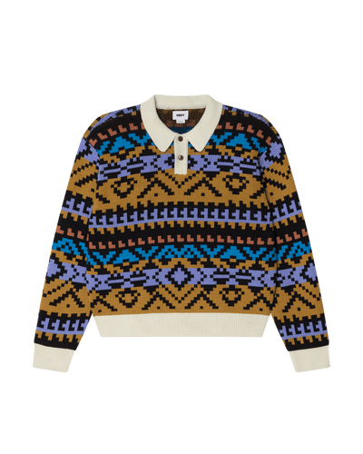 maglioni obey OBEY GEO POLO SWEATER