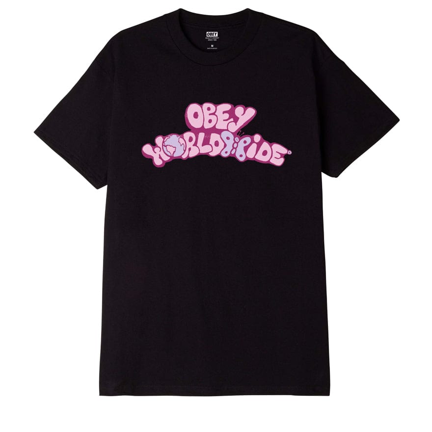 obey t-shirt OBEY GLOBAL BUTTERFLY CLASSIC TEE