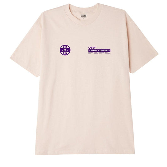 obey OBEY GLOBAL EYES CLASSIC TEE - CREAM foto 1