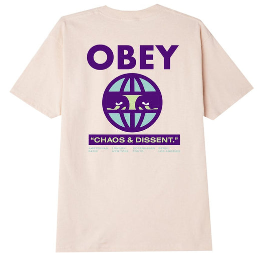 obey OBEY GLOBAL EYES CLASSIC TEE - CREAM foto 2