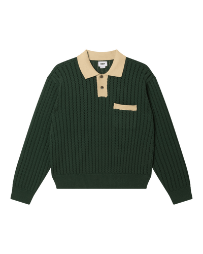 maglioni obey OBEY JASPER POLO SWEATER