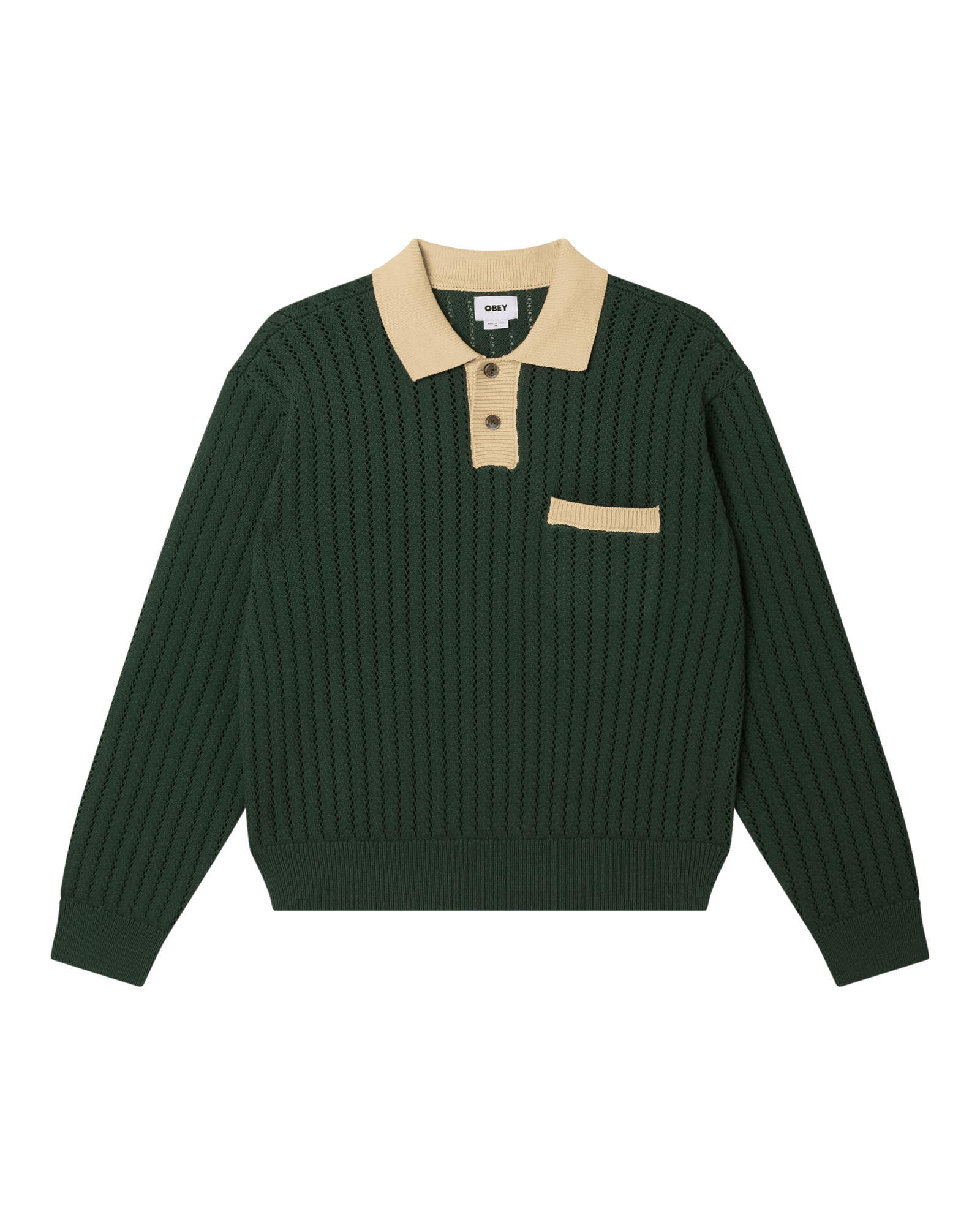 obey t-shirt Obey Jasper Polo Sweater
