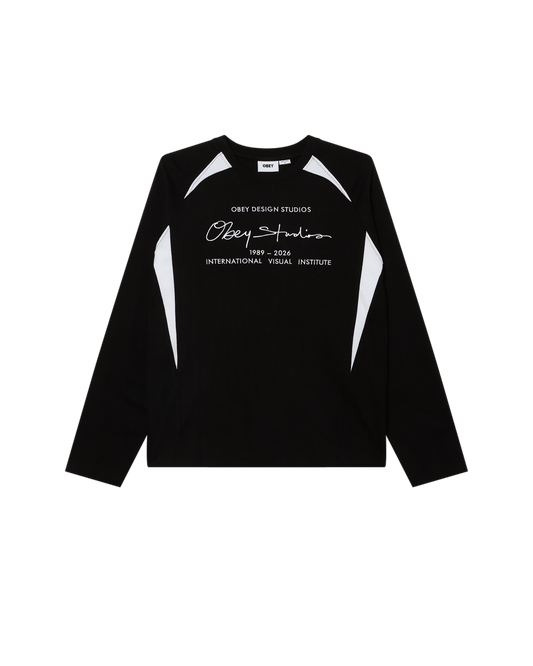 obey Obey League Shirt Ls Tee Ls foto 1