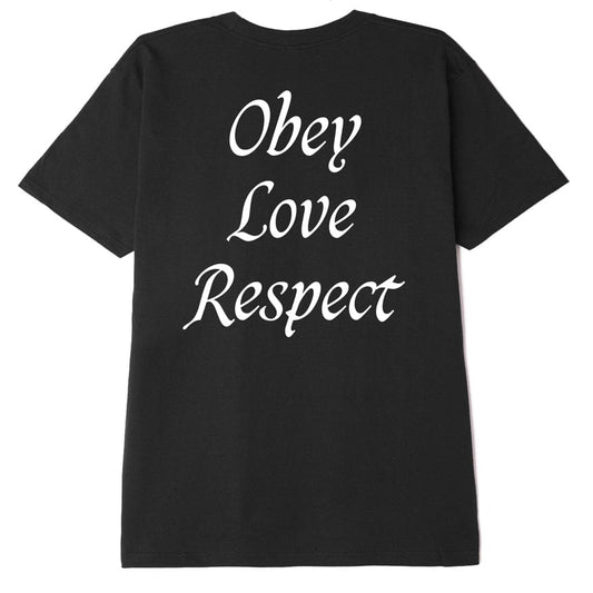 obey OBEY LOVE RESPECT CLASSIC TEE - BLACK foto 2