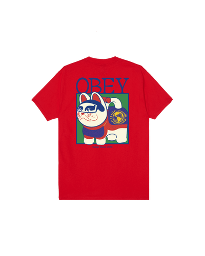 t-shirt obey OBEY LUCKY CAT TEE