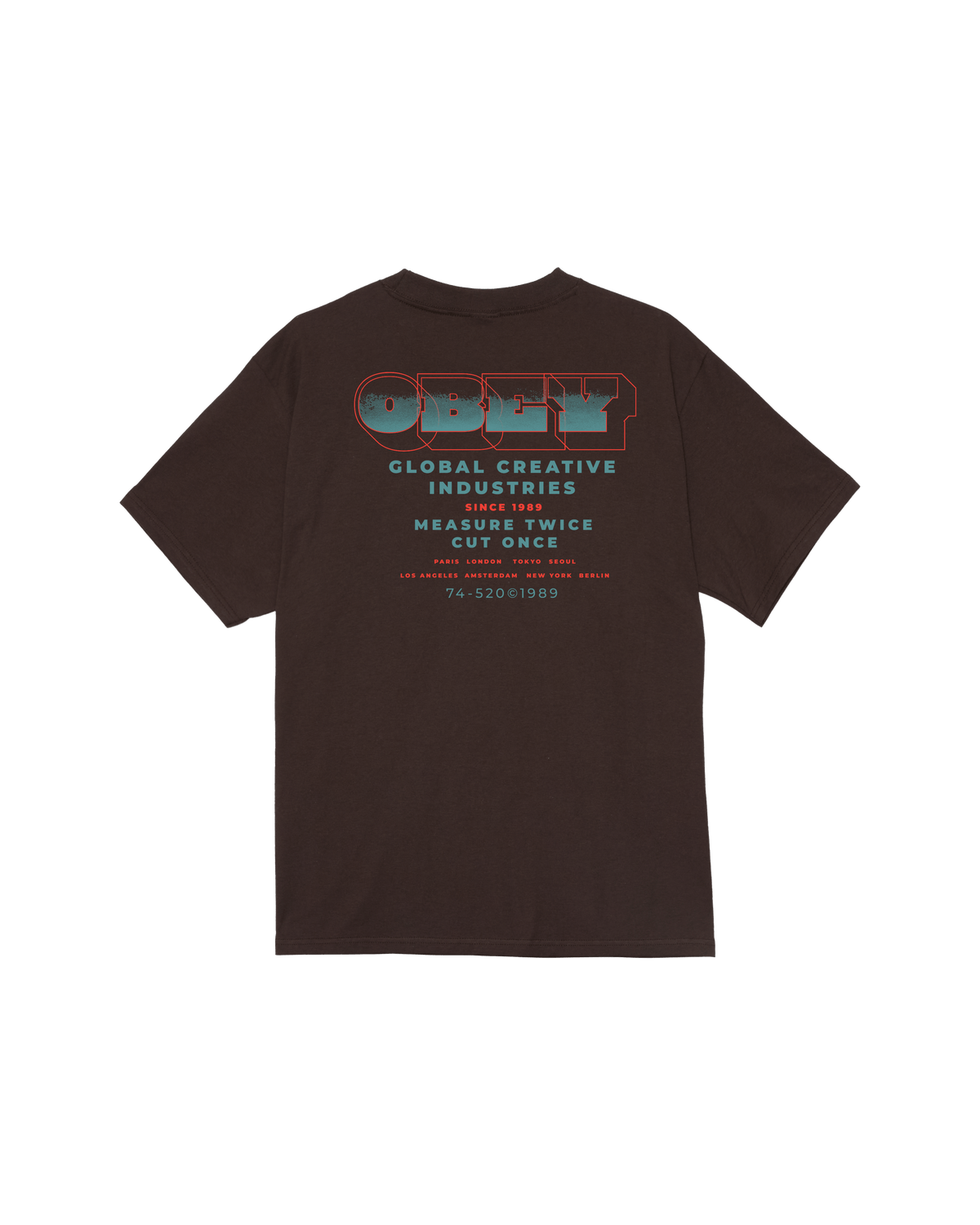 obey t-shirt Obey Measure Twice Tee