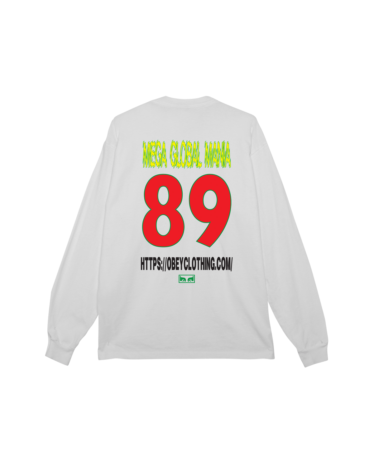 obey t-shirt Obey Mega Global Mania Tee Ls