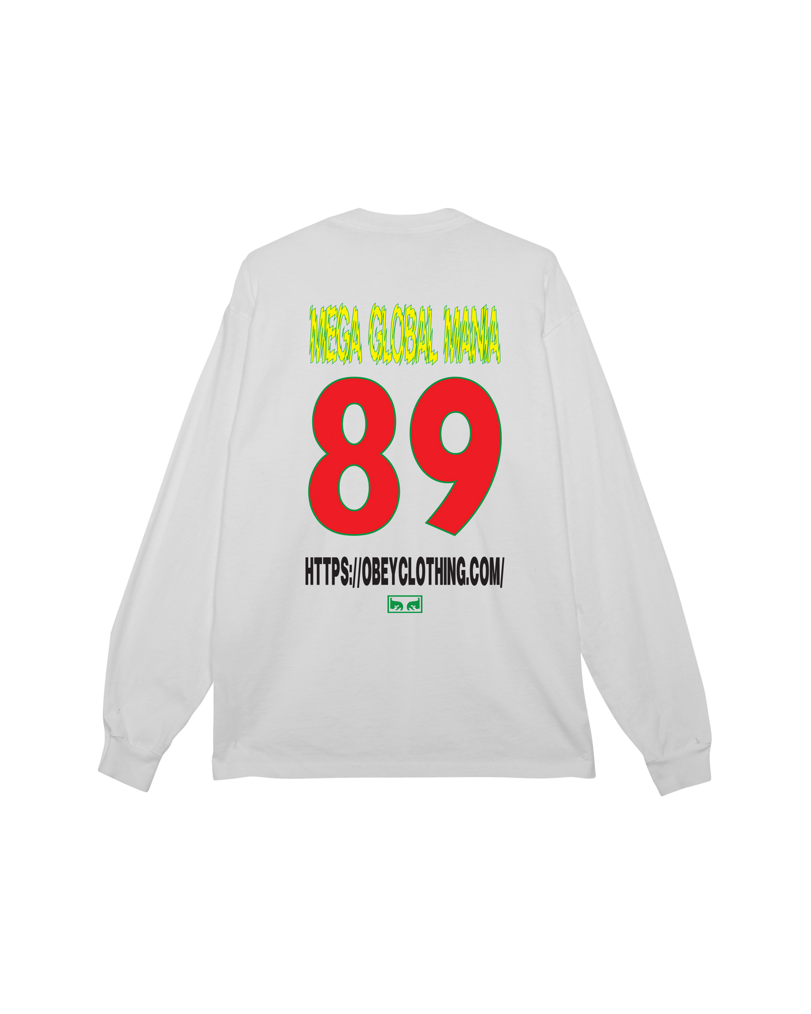 obey t-shirt Obey Mega Global Mania Tee Ls