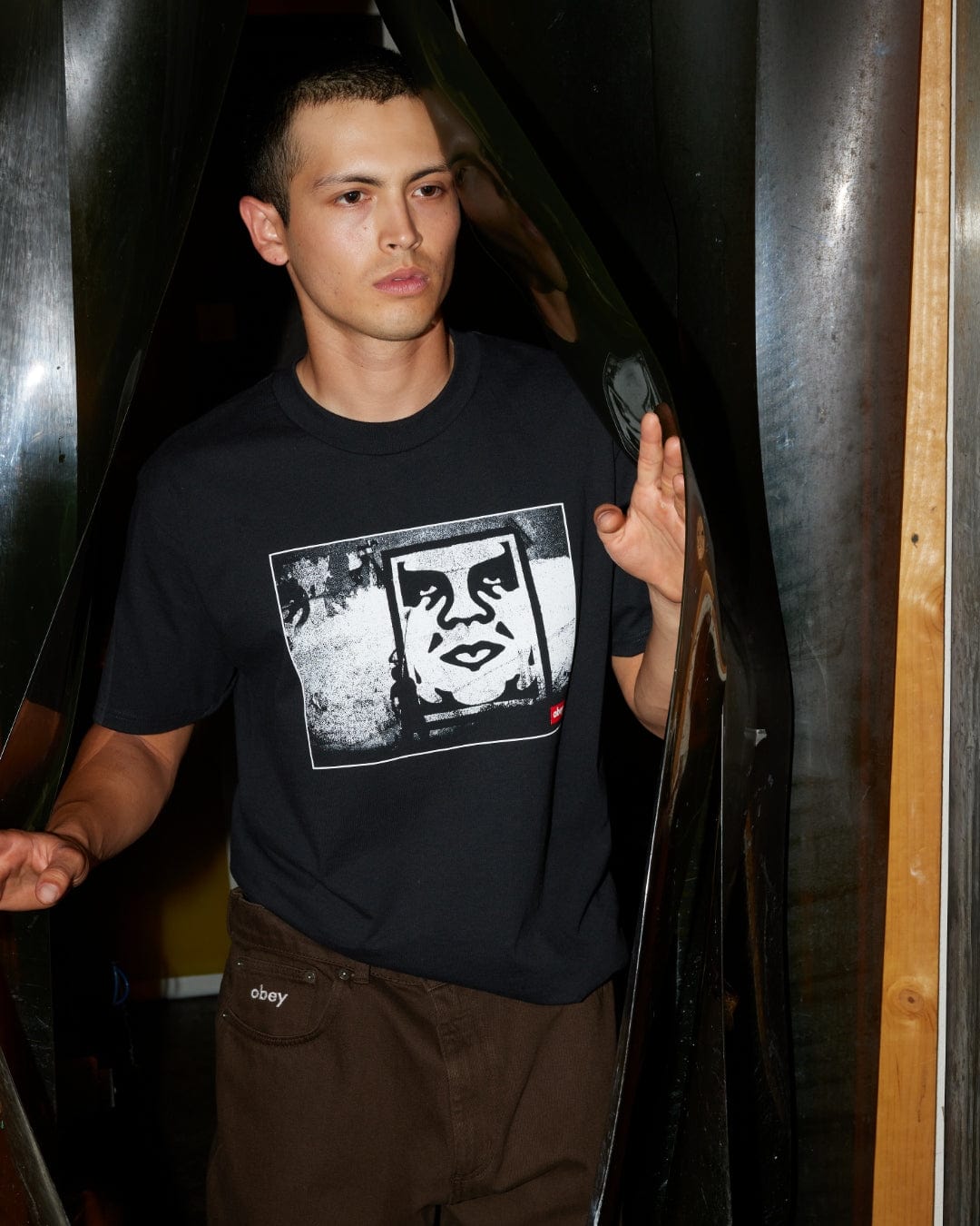 obey t-shirt OBEY NEW YORK PHOTO CLASSIC TEE