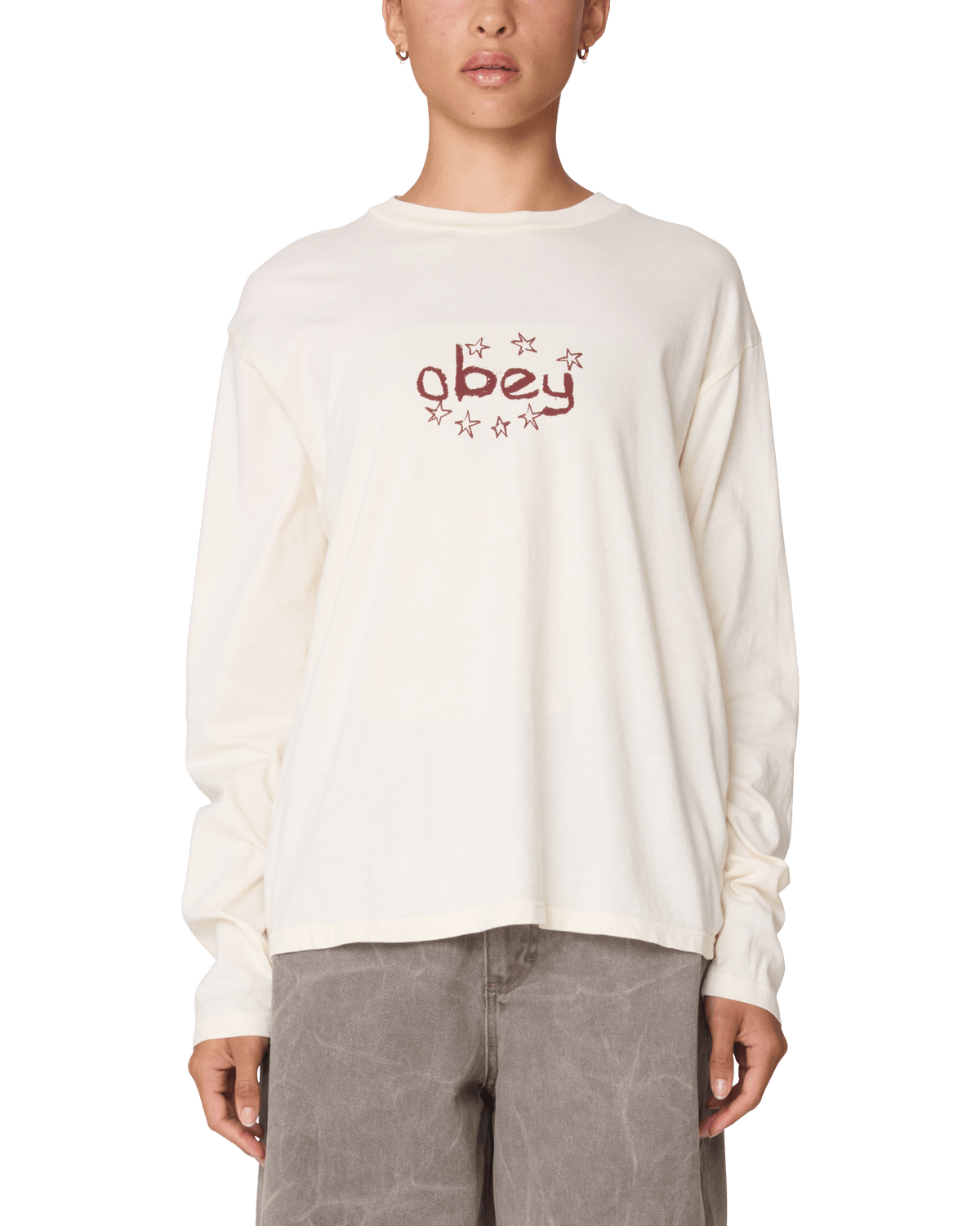 obey t-shirt Obey Notebook Doodle Tee Ls