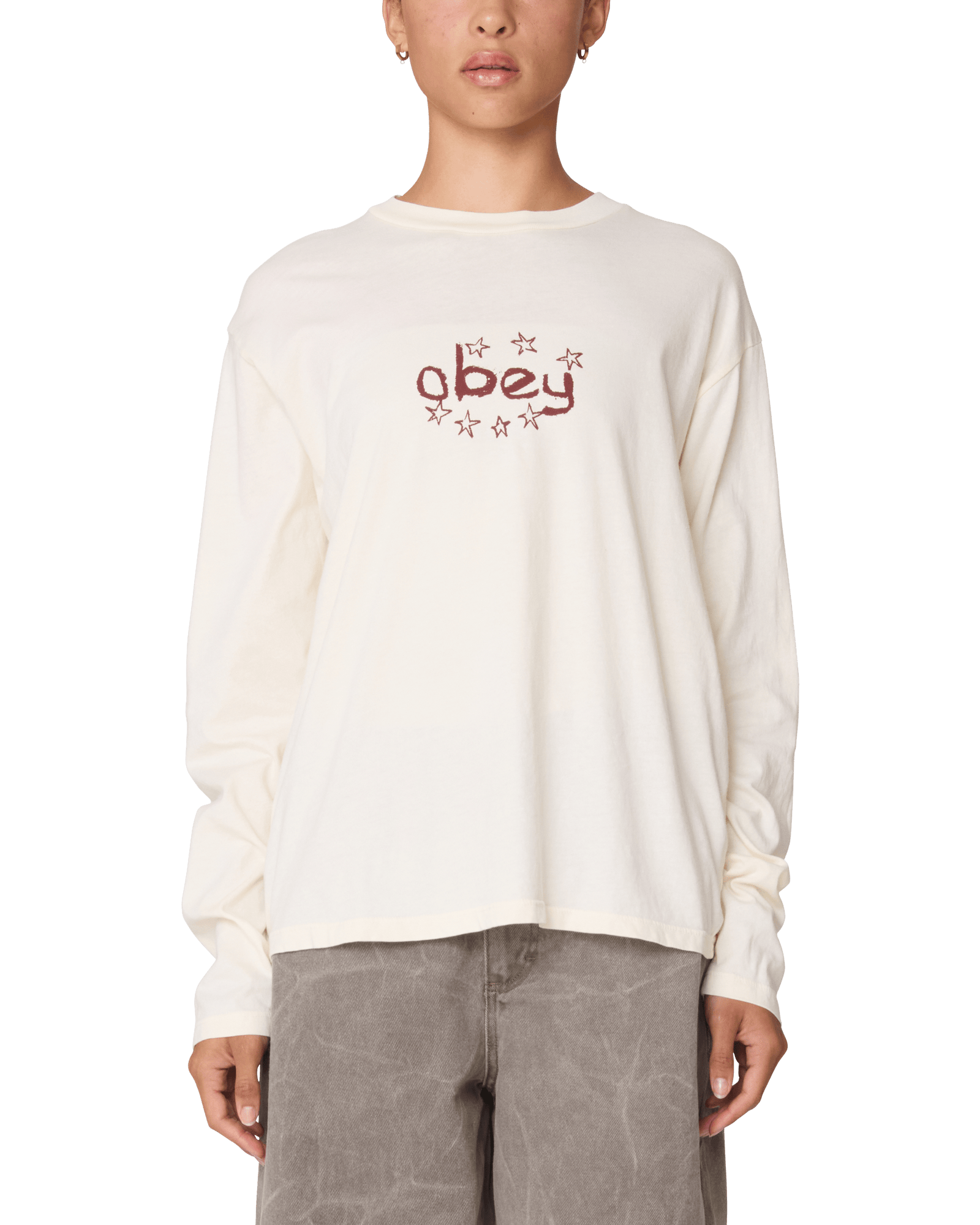 obey t-shirt Obey Notebook Doodle Tee Ls