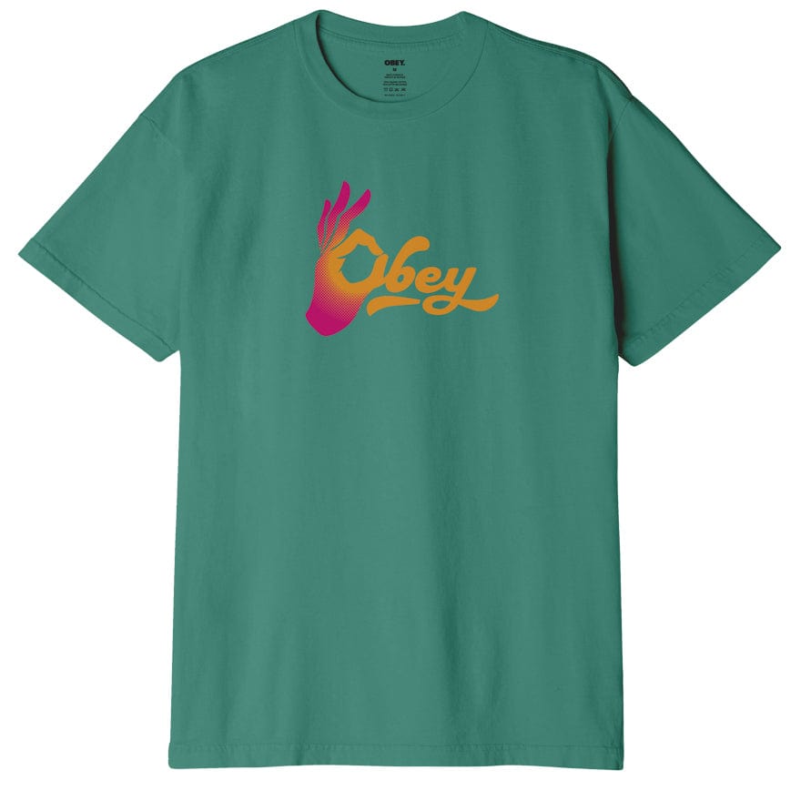 obey t-shirt OBEY OKAY ORGANIC TEE