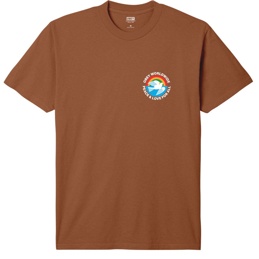 obey t-shirt Obey Peace Love For All Classic Pigment Tee