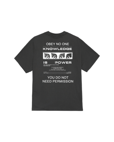 t-shirt obey OBEY PERMISSION TEE