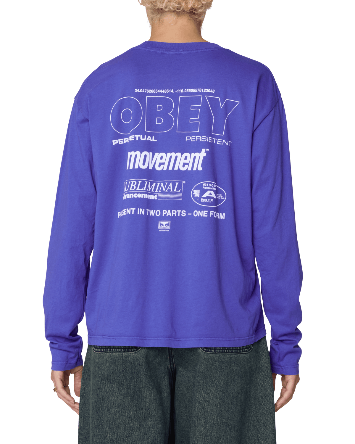 obey t-shirt Obey Perpetual Movement Tee Ls