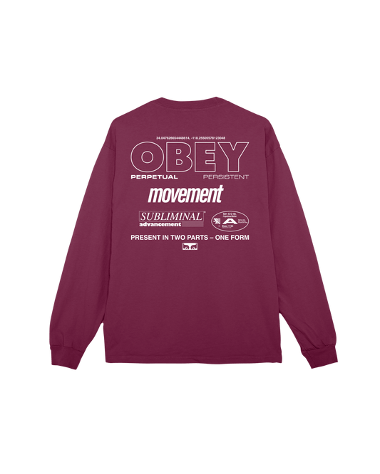 obey Obey Persistent Movement Tee Ls foto 1
