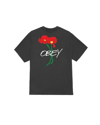 t-shirt obey OBEY POPPIES TEE