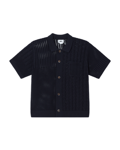 t-shirt obey OBEY PRESTON SWEATER SHIRT POLO