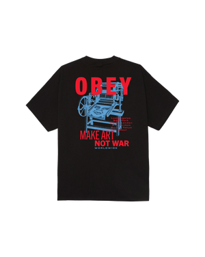 Obey Printing Press Make Art Tee