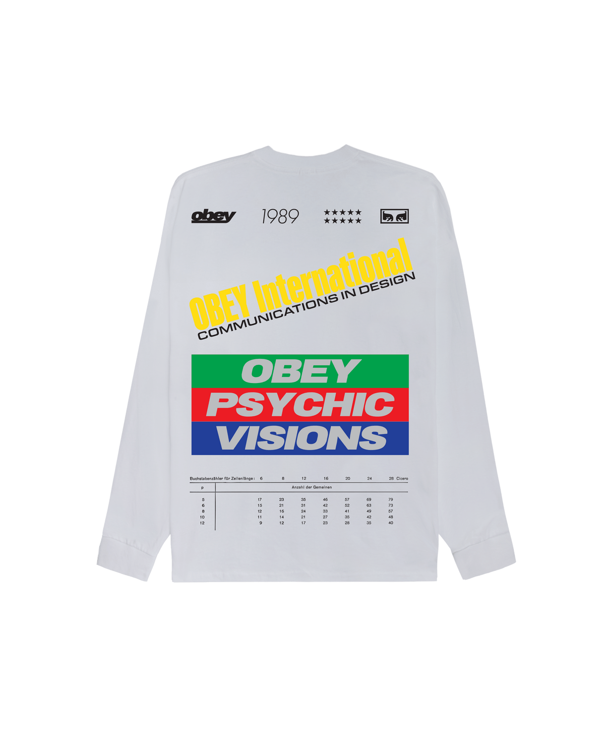 obey t-shirt Obey Psychic Visions Tee Ls