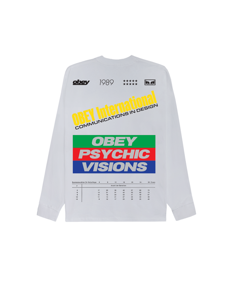 obey t-shirt Obey Psychic Visions Tee Ls