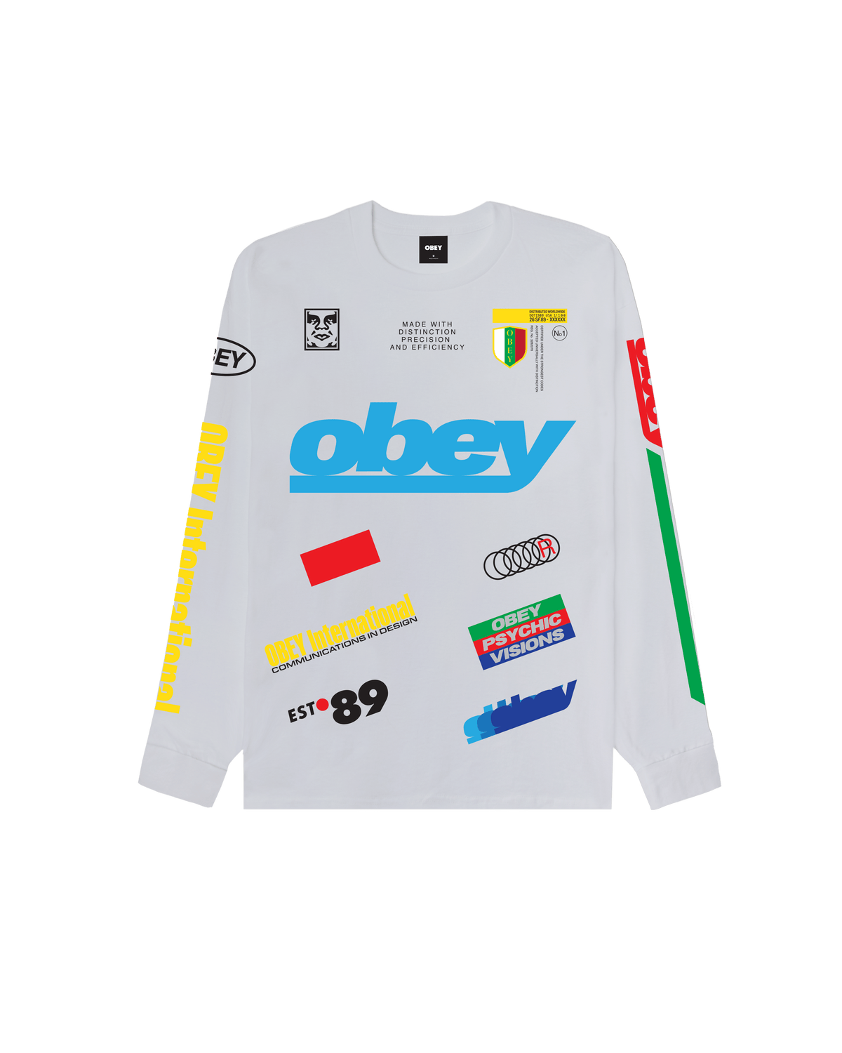 obey t-shirt Obey Psychic Visions Tee Ls