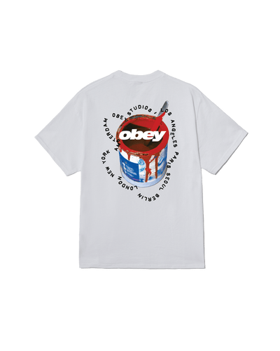 t-shirt obey OBEY REAL SPILL TEE