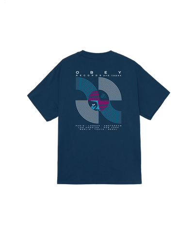 t-shirt obey OBEY RECORDS AND TAPES TEE