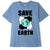 t-shirt obey OBEY SAVE EARTH ORGANIC TEE - IRIS FLOWER